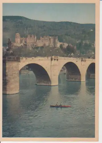 Heidelberg Brücke und Schlossblick ngl 214.073