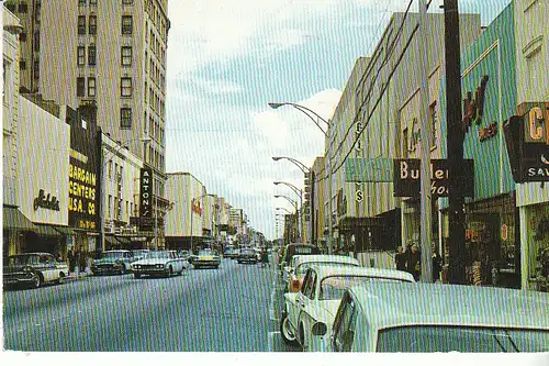 USA Savannah GA Broughton Street gl1963? C7536