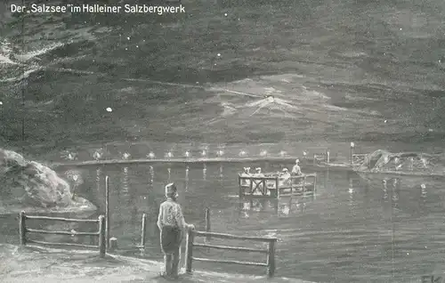 Der Salzsee im Halleiner Salzbergwerk ngl 136.754