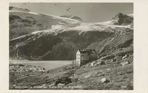 Berghütte: Rudolfshütte am Weiss-See im Stubachtal ngl 104.560