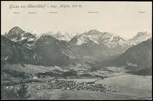 Oberstdorf im Allgäu Panorama gl1906 138.100
