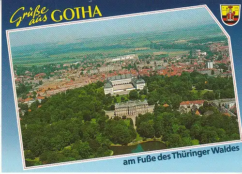 Gotha am Thüringer Wald Luftbild ngl C7132