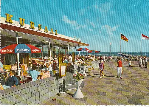 Ostseeheilbad Grömitz Kursaal-Terrasse gl1972 C6569