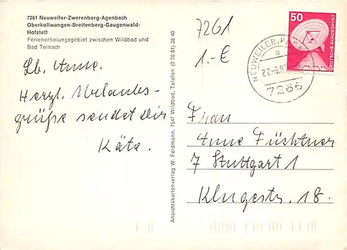 Gruß aus dem Schwarzwald Teilansichten gl1981 141.977