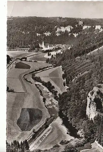 Beuron a.d.Donau von oben feldpgl1960 C8686