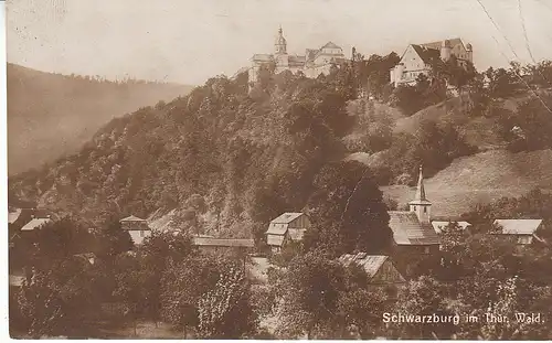 Schwarzburg im Thüringer Wald ngl C7298