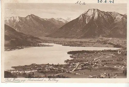 Bad Wiessee geg. Bodenschneid und Wallberg gl1942 C7308