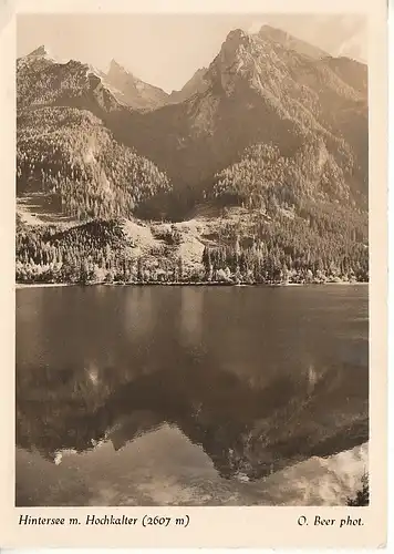 Hintersee mit Hochkalter gl1953? C8701