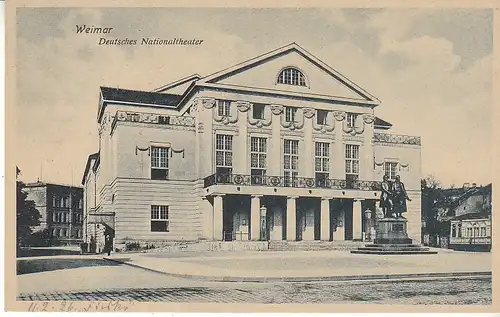 Weimar Deutsches Nationaltheater ngl C7333