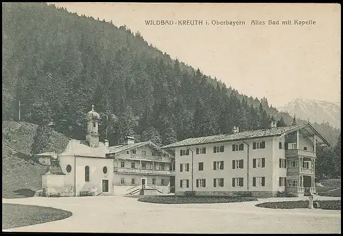 Wildbad Kreuth Altes Bad mit Kapelle ngl 139.604