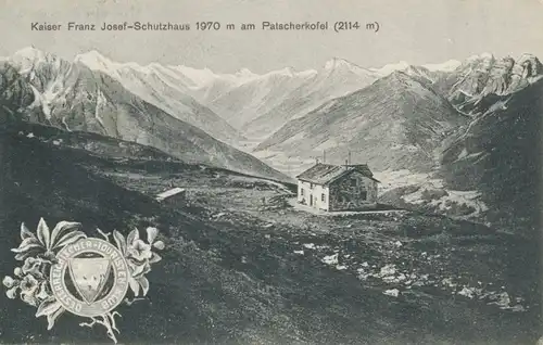 Berghütte: Kaiser Franz Josef-Schutzhaus am Patscherkofel gl1910 104.268