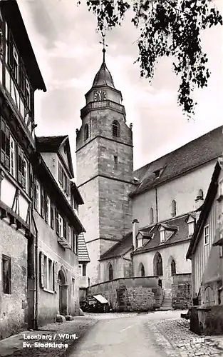 Leonberg Evangelische Stadtkirche gl1957 142.053