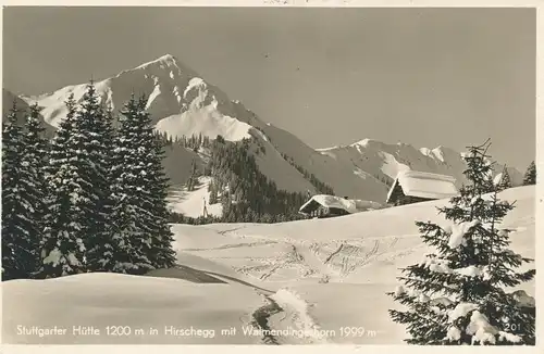Berghütte: Stuttgarter Hütte in Hirschegg mit Walmendingerhorn gl1939 104.660