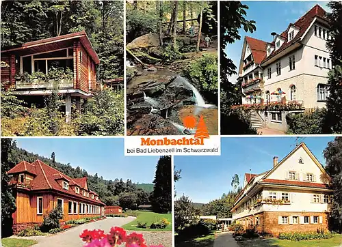 Monbachtal bei Bad Liebenzell Teilansichten gl1972 142.083
