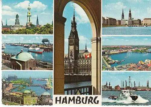 Hamburg Mehrbildkarte gl1965? C6795