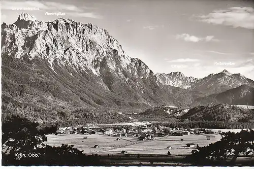 Krün Obb. in seiner Landschaft ngl C7351