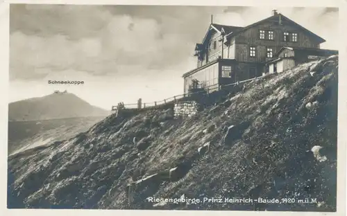 Berghütte: Riesengebirge Prinz-Heinrich-Baude gl1927 104.354