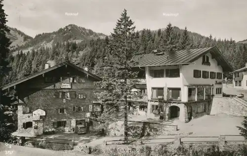 Berghütte: Alte und Neue Wurzhütte am Spitzingsee gl1963 104.710
