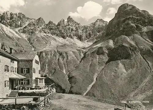 Berghütte: Kemptner Hütte mit Krottenspitzengrat ngl 104.364