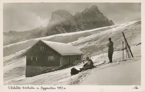 Berghütte: Skihütte Hochalm mit Aggenstein gl1932 104.314