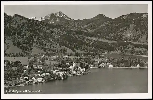 Rottach-Egern Panorama mit Fockenstein gl1951 139.708