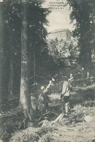 Berghütte: Kösseinehaus im Fichtelgebirge gl1910 104.416