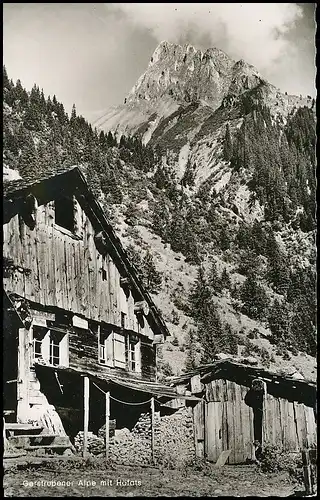 Oberstdorf Gerstrubener Alpe mit Höfats gl1958 137.138