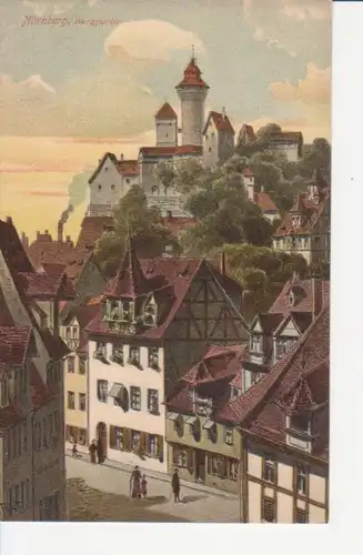 Nürnberg Blick auf die Burg ngl 216.878