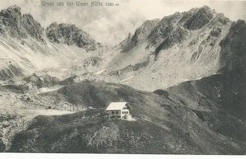 Berghütte: Ulmerhütte glca.1910 104.695