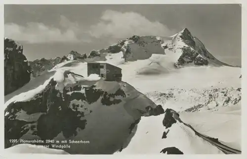 Berghütte: Planurahütte mit Scheerhorn und große Windgälle gl1938 104.542