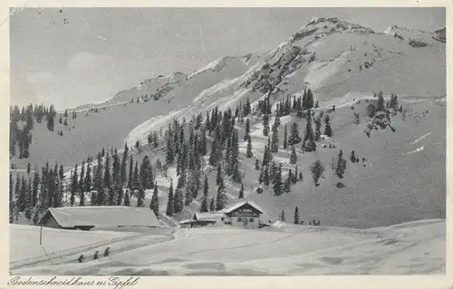 Berghütte: Bodenschneidhaus und Gipfel gl1934 104.218