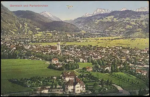 Garmisch und Partenkirchen Panorama gl1915 137.190