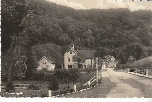 Treseburg Harz An der Brücke gl1956 C7330