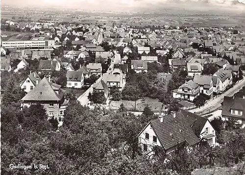 Gerlingen bei Stuttgart Panorama gl1962 141.277