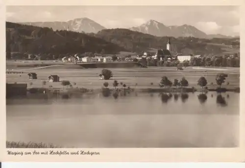 Waging am See mit Hochfelln und Hochgern gl1954 215.715