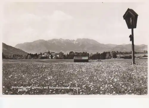 Reichersbeuern/Oberbayern mit Benediktenwand-Gruppe Schloss gl1954 215.694