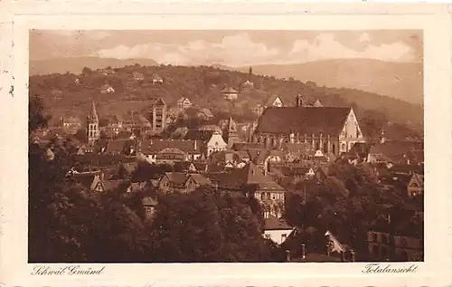 Schwäbisch Gmünd Panorama gl1931 141.368