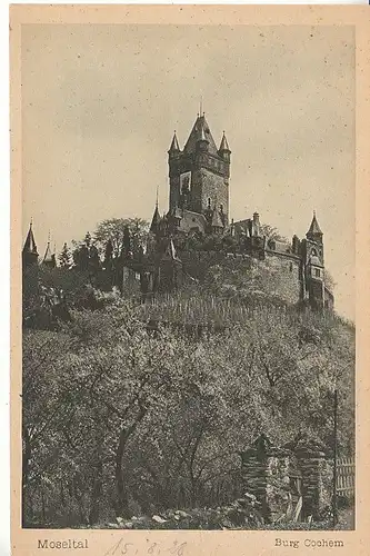 Burg Cochem im Moseltal ngl C7573