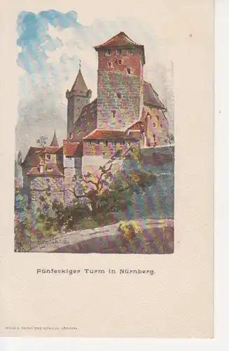 Nürnberg Fünfeckiger Turm in Nürnberg ngl 215.780