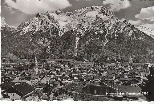 Mittenwald mit Karwendel ngl C7593