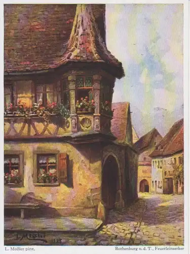 Rothenburg ob der Tauber Feuerleinserker nach Ludwig Mößler ngl 215.843