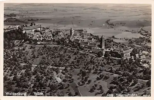 Waldenburg Panorama Fliegeraufnahme gl1939 141.466