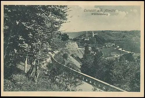 Eichstätt Panorama mit Willibaldsburg gl1919 138.192