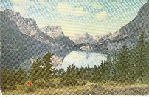 USA St.Mary Lake, Glacier National Park, Montana Rockies ngl C7704