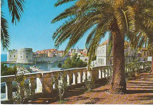 HR Dubrovnik Partie am Hafen glum 1975? C7776