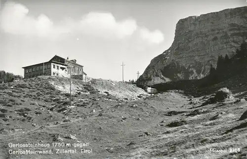 Berghütte: Gerlossteinhaus gegen Gerlossteinwand, Zillertal Tirol ngl 104.288