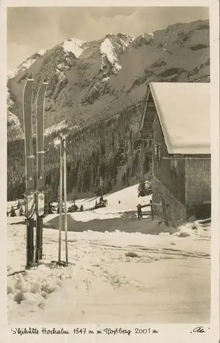 Berghütte: Skihütte Hochalm mit Roßberg gl1937 104.324