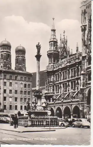 München - Marienplatz mit Mariensäule gl1958? 216.250