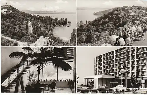 H Tihany Mehrbildkarte gl1966 C7380