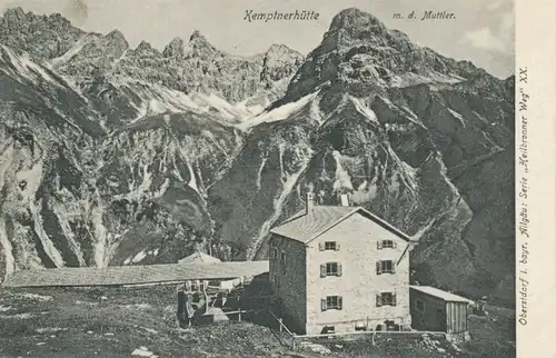 Berghütte: Kemptnerhütte m.d. Muttler ngl 104.423